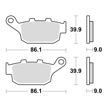 Disk pločice TRW MCB841SH ( SINTER )