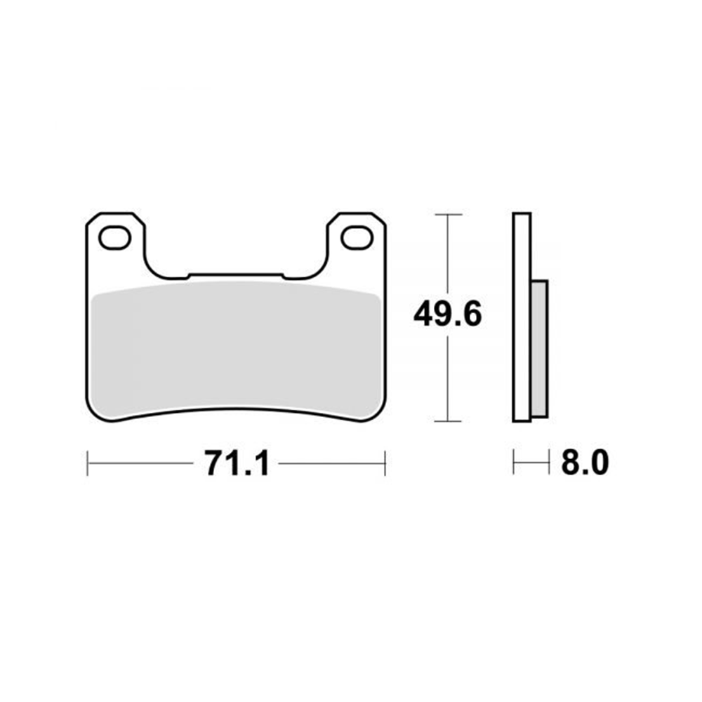 Disk pločice za motocikle TRW MCB752TRQ ( TRACK - SINTER )