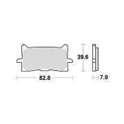 Disk pločice TRW MCB888SV ( SINTER )