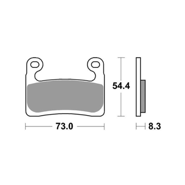 Disk pločice TRW MCB901SV ( SINTER )