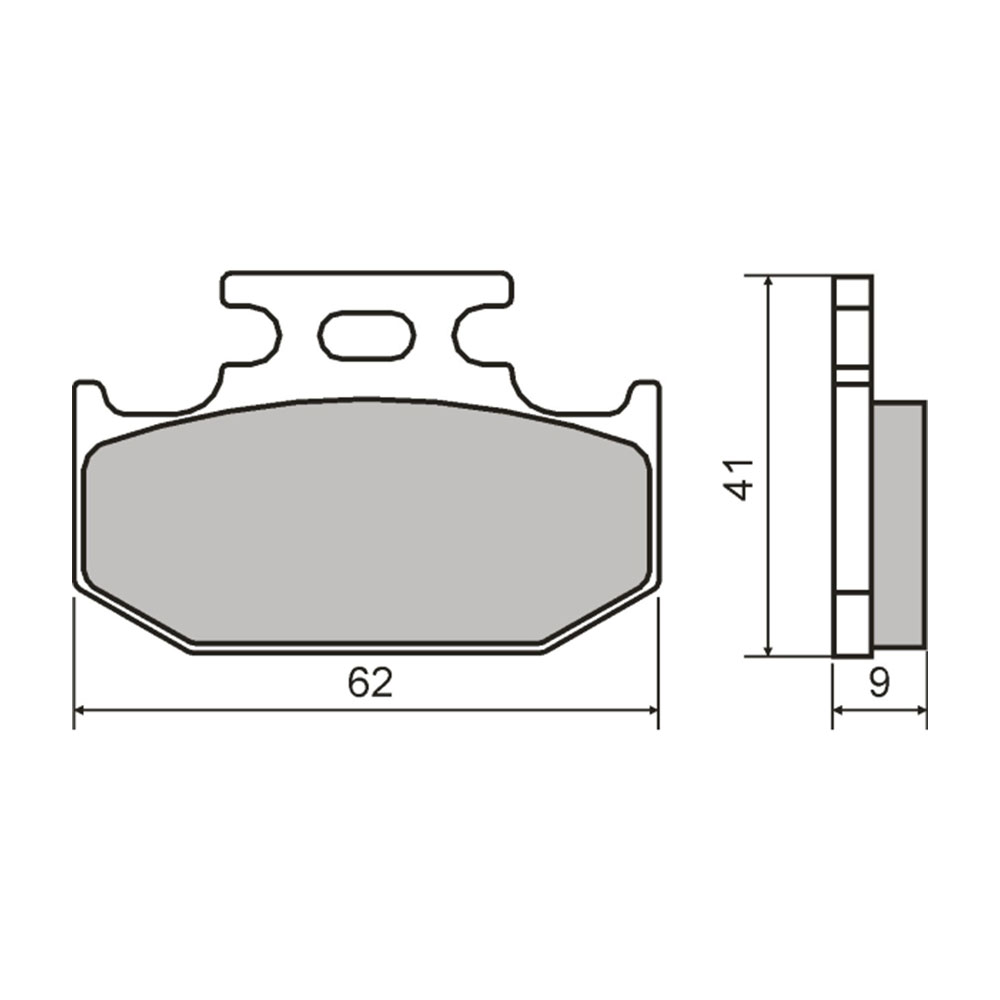 Disk pločice Yamaha DT 125X  05-06  RMS