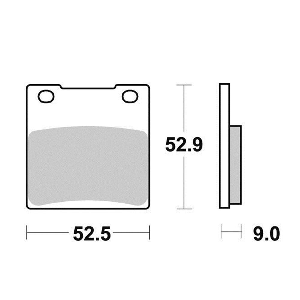 Disk pločice PERFTEC R90 S1009R ( SEMI SINTER )