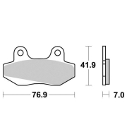 Disk pločice PERFTEC R90 S1053R ( SEMI SINTER )