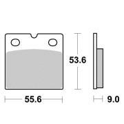 Disk pločice PERFTEC R90 S1076AR ( SEMI SINTER )