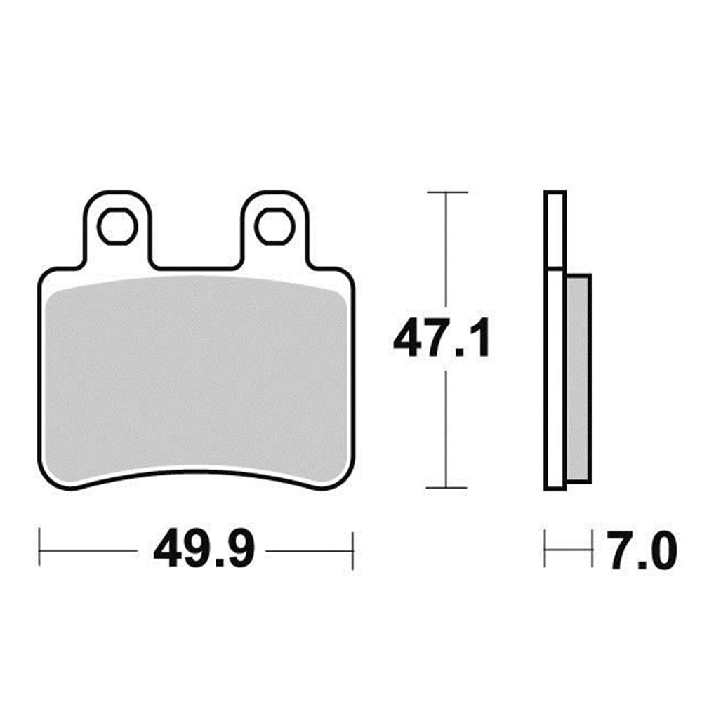 Disk pločice PERFTEC R90 S1116R ( SEMI SINTER )