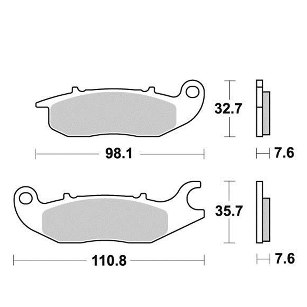 Disk pločice PERFTEC R90 S1804R ( SEMI SINTER )