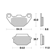 Disk pločice PERFTEC R90 S1995R ( SEMI SINTER )