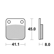 Disk pločice PERFTEC R90 S2001R ( SEMI SINTER )