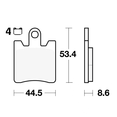 Disk pločice TRW MCB706SV ( SINTER )