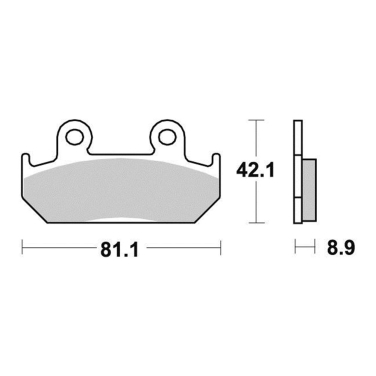 Disk pločice PERFTEC R90 S1051R ( SEMI SINTER )