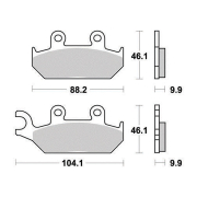 Disk pločice PERFTEC R90 S1072R ( SEMI SINTER )