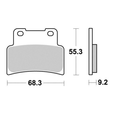 Disk pločice PERFTEC R90 S1191R ( SEMI-SINTER )
