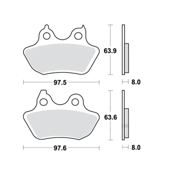 Disk pločice TRW MCB799SH ( SINTER )
