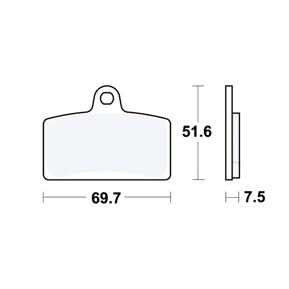 Disk pločice TRW MCB780 ( ORGANIC )