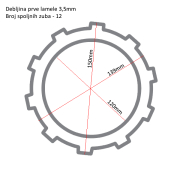 Lamele TRW MCC321-7 set