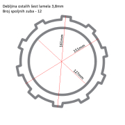 Lamele TRW MCC151-7 set