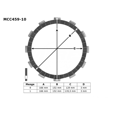 Lamele TRW MCC459-10