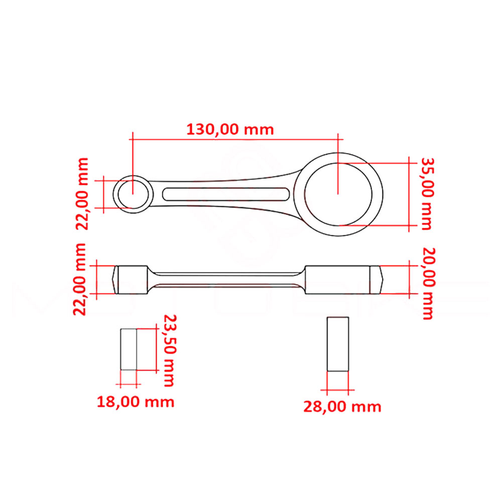 Klipnjača MZ ES/TS 250cc