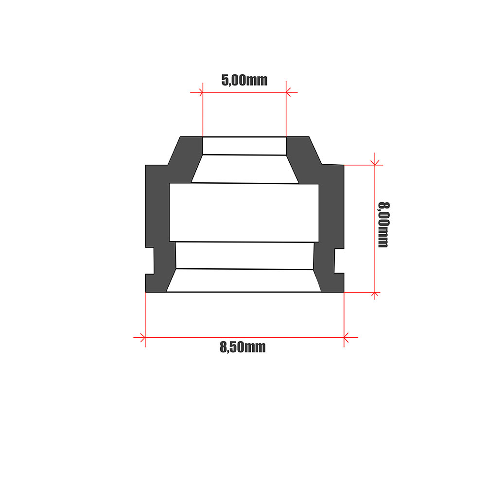 Teflon ventila Kawasaki ZZR 1100 Athena