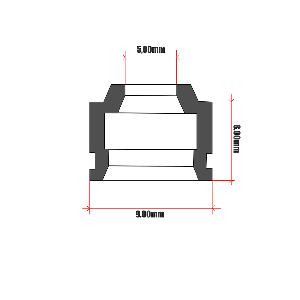 Teflon ventila Kawasaki KLE 500 Athena komad