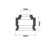 Teflon ventila Honda NX 650 1999-2002 Athena kom