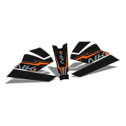 Nalepnice rezervoara TANK PAD CF MOTO 250NK/ 300NK (23-24) narandžaste GP KOMPOZIT