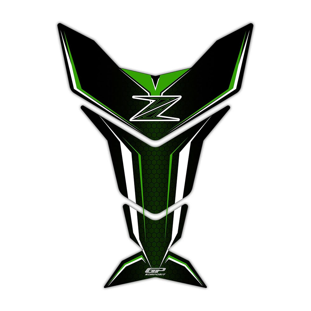 Nalepnica rezervoara TANK PAD Kawasaki Z serija (07-23) zelena GP KOMPOZIT
