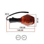 Žmigavac Suzuki DL V-Strom 650,1000 (04-08),prednji levi Vicma