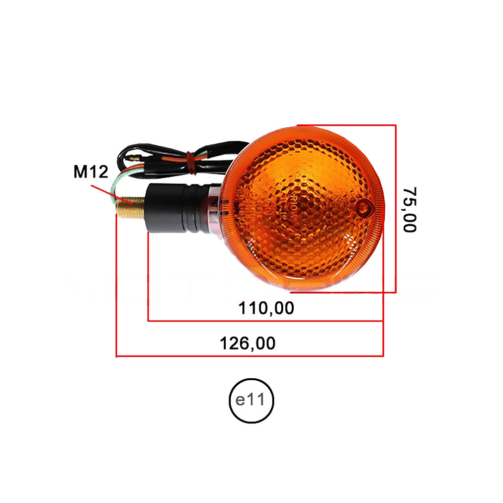 Žmigavac Aprilia Classic zadnji desni Vicma