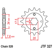 Lančanik prednji JT  JTF327-13-50-32042 (520)13 zuba