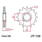 Lančanik prednji JT  JTF1126-16-50-32058 (520)16 zuba