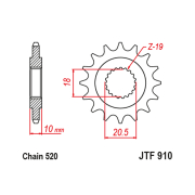 Lančanik prednji JT  JTF910-14 (520) 14 zuba Zontes G1 125cc