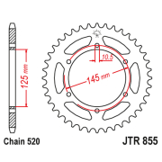 Lančanik zadnji JT JTR855-45-50-32042 (520) 45 zuba