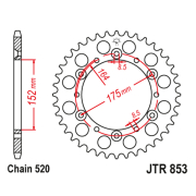 Lančanik zadnji JT JTR853-47-50-32003 (520) 47 zuba