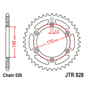 Lančanik zadnji JT JTR828-47-50-32012 (520) 47 zuba