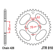 Lančanik zadnji JT JTR810-48-50-15006 (428) 48 zuba