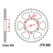 Lančanik zadnji JT JTR809-47-50-15019 (428) 47 zuba Sprint Pulser