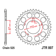 Lančanik zadnji JT  JTR807-45-50-29008 (525)45 zuba