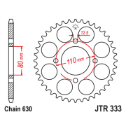 Lančanik zadnji JT JTR333-38 (630)38 zuba