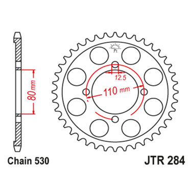 Lančanik zadnji JT  JTR284-45-50-35005 (50)45 zuba