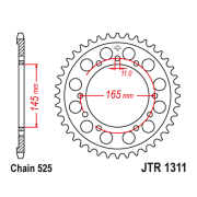 Lančanik zadnji JT JTR1311-43 (525)43 zuba