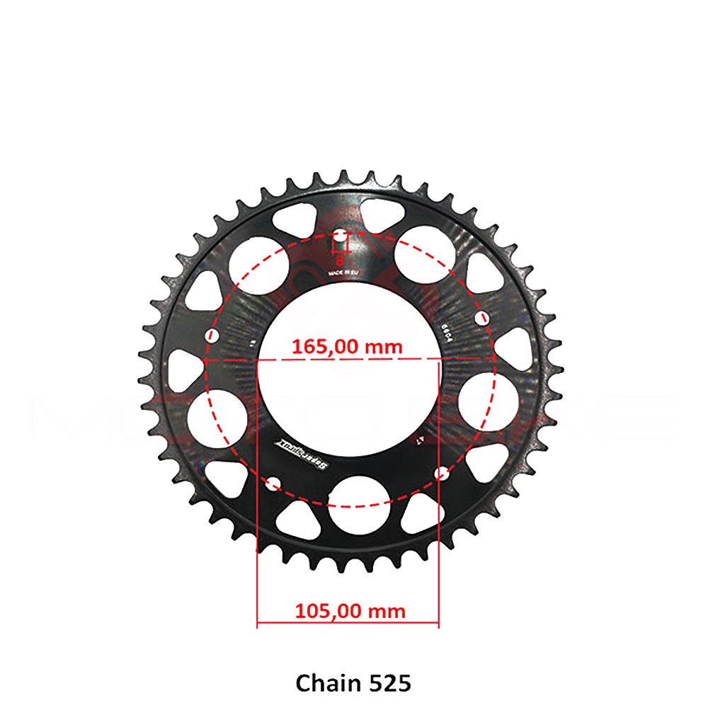 Lančanik zadnji Aprilia SRV 850 12-16 47 zuba