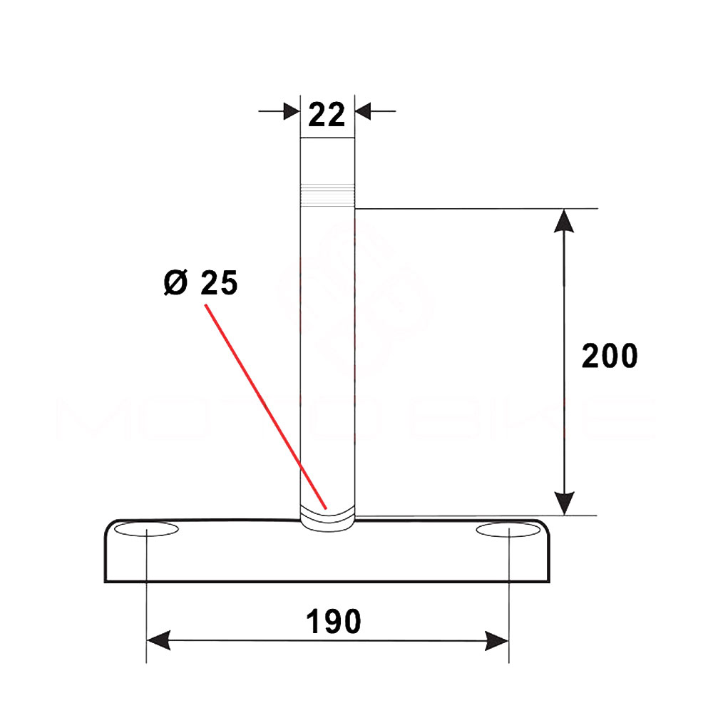 Most prednjih vila donji LX250GY CN