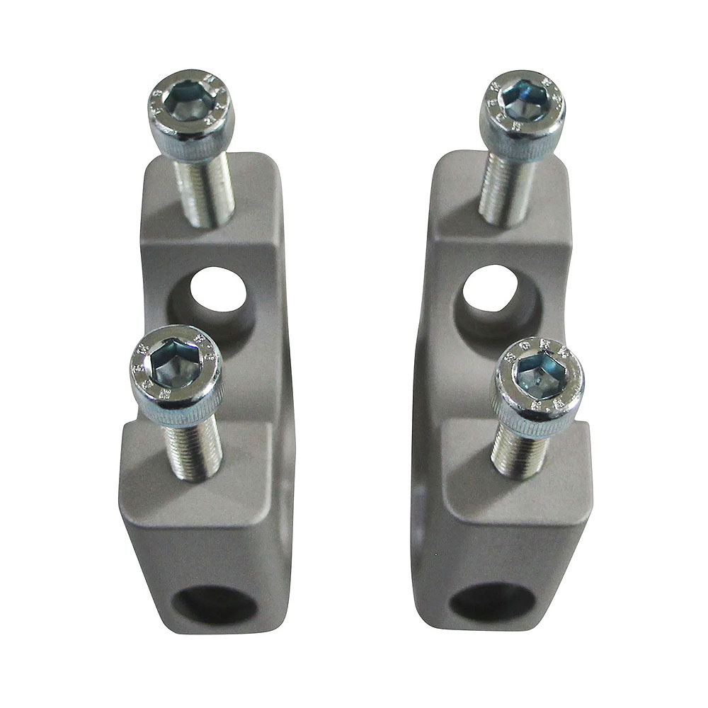 Podizač kormana BMW R 1200 GS / R 1250 GS (13-23) zakrivljeni sivi GP KOMPOZIT