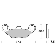 Disk pločice KYOTO S1453N ( SINTER )