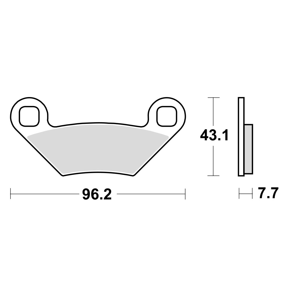 Disk pločice za motocikle TRW MCB855SI ( SINTER )