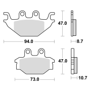 Disk pločice TRW MCB760SI ( SINTER )