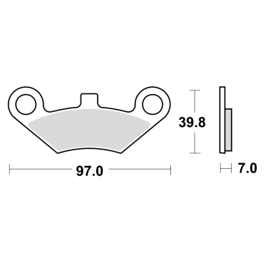 Disk pločice TRW MCB863SI ( SINTER )