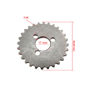 Lančanik bregaste osovine kineski Cross 70/110cc 4T