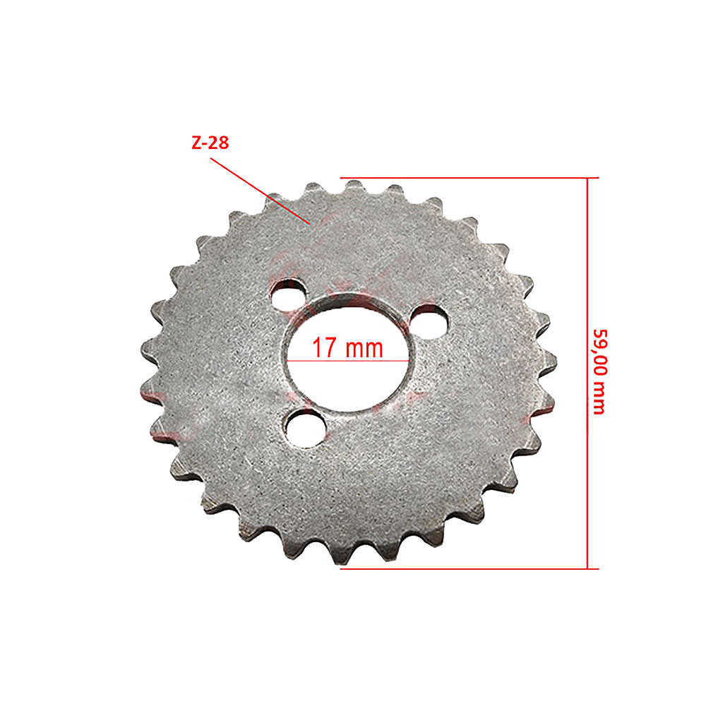Lančanik bregaste osovine kineski Cross 70/110cc 4T
